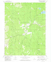 Meadow Valley 1980 topographic map thumbnail