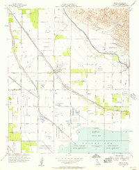 Mecca 1955 topographic map thumbnail
