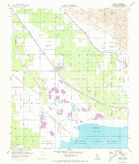 Mecca 1955 topographic map thumbnail