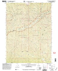 Medicine Mountain 2001 topographic map preview