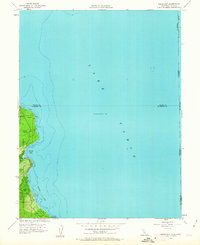 Meeks Bay 1955 topographic map thumbnail