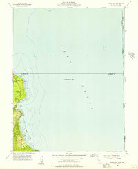 Meeks Bay 1955 topographic map thumbnail