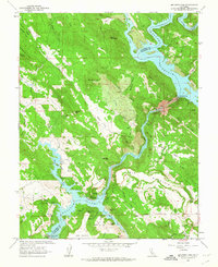 Melones Dam topographic map thumbnail