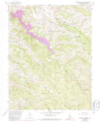 Mendenhall Springs 1956 topographic map thumbnail
