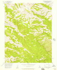 Mendenhall Springs 1956 topographic map thumbnail