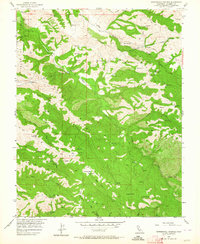 Mendenhall Springs 1956 topographic map thumbnail