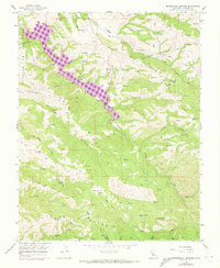 Mendenhall Springs 1956 topographic map thumbnail