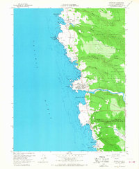 Mendocino 1960 topographic map thumbnail