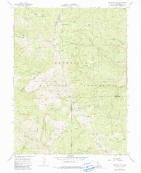 Mendocino Pass 1967 topographic map thumbnail
