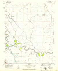 Mendota Dam 1956 topographic map thumbnail