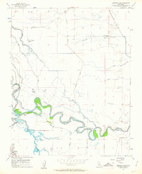 Mendota Dam 1956 topographic map thumbnail