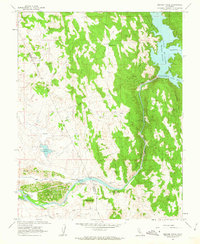 Merced Falls 1962 topographic map thumbnail