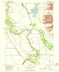 Meridian 1952 topographic map thumbnail
