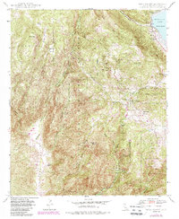 Mesa Grande 1948 topographic map thumbnail