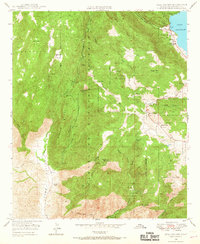 Mesa Grande 1948 topographic map thumbnail