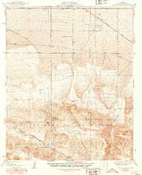 Mescal Creek 1940 topographic map thumbnail