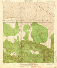 Mescal Creek 1940 topographic map thumbnail
