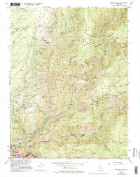 Michigan Bluff 1952 topographic map thumbnail