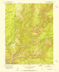 Michigan Bluff 1952 topographic map thumbnail