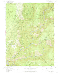 Michigan Bluff 1952 topographic map thumbnail