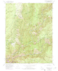 Michigan Bluff 1952 topographic map thumbnail