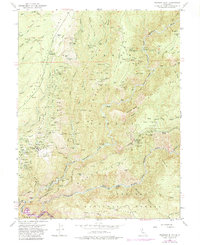 Michigan Bluff 1952 topographic map thumbnail