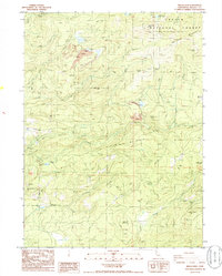Miller Mountain 1985 topographic map thumbnail