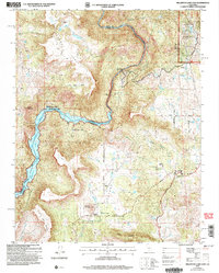 Millerton Lake East 2004 topographic map thumbnail