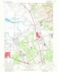 Milpitas 1961 topographic map preview