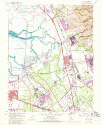Milpitas 1961 topographic map thumbnail