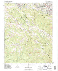 Mindego Hill 1991 topographic map thumbnail
