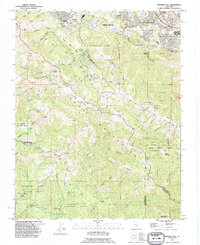 Mindego Hill 1991 topographic map thumbnail