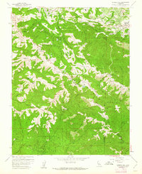 Mindego Hill 1961 topographic map thumbnail