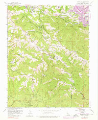 Mindego Hill 1961 topographic map thumbnail