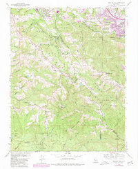 Mindego Hill 1961 topographic map thumbnail