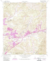 Mint Canyon 1960 topographic map thumbnail