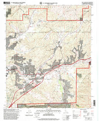 Mint Canyon 1995 topographic map thumbnail