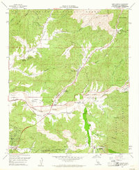 Mint Canyon 1960 topographic map thumbnail