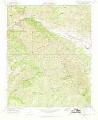 Miranda Pine Mtn 1967 topographic map thumbnail