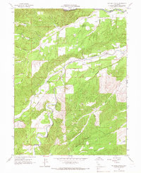 Mitchell Gulch 1965 topographic map thumbnail