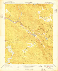 Moccasin 1949 topographic map thumbnail