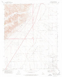Mojave NE 1973 topographic map thumbnail