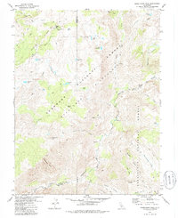 Mokelumne Peak 1979 topographic map thumbnail