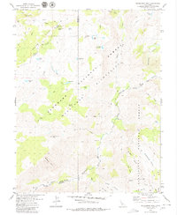 Mokelumne Peak 1979 topographic map thumbnail