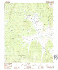 Monache Mountain 1987 topographic map thumbnail