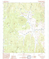 Monache Mountain 1987 topographic map thumbnail