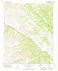 Monarch Peak 1967 topographic map thumbnail