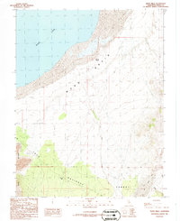Mono Mills 1986 topographic map thumbnail