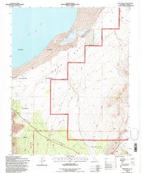 Mono Mills 1994 topographic map thumbnail