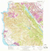 Montara Mountain 1956 topographic map thumbnail